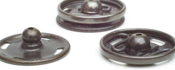 boutons à pression sans couture